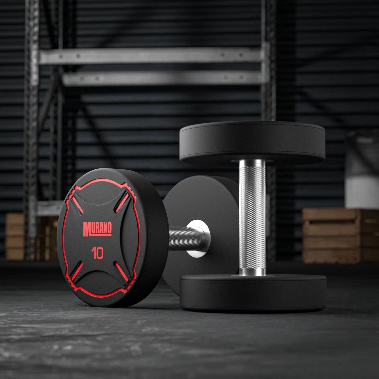 Murano Pro Style Round Dumbbell 2.5 kg to 25 kg, 10 Pair
