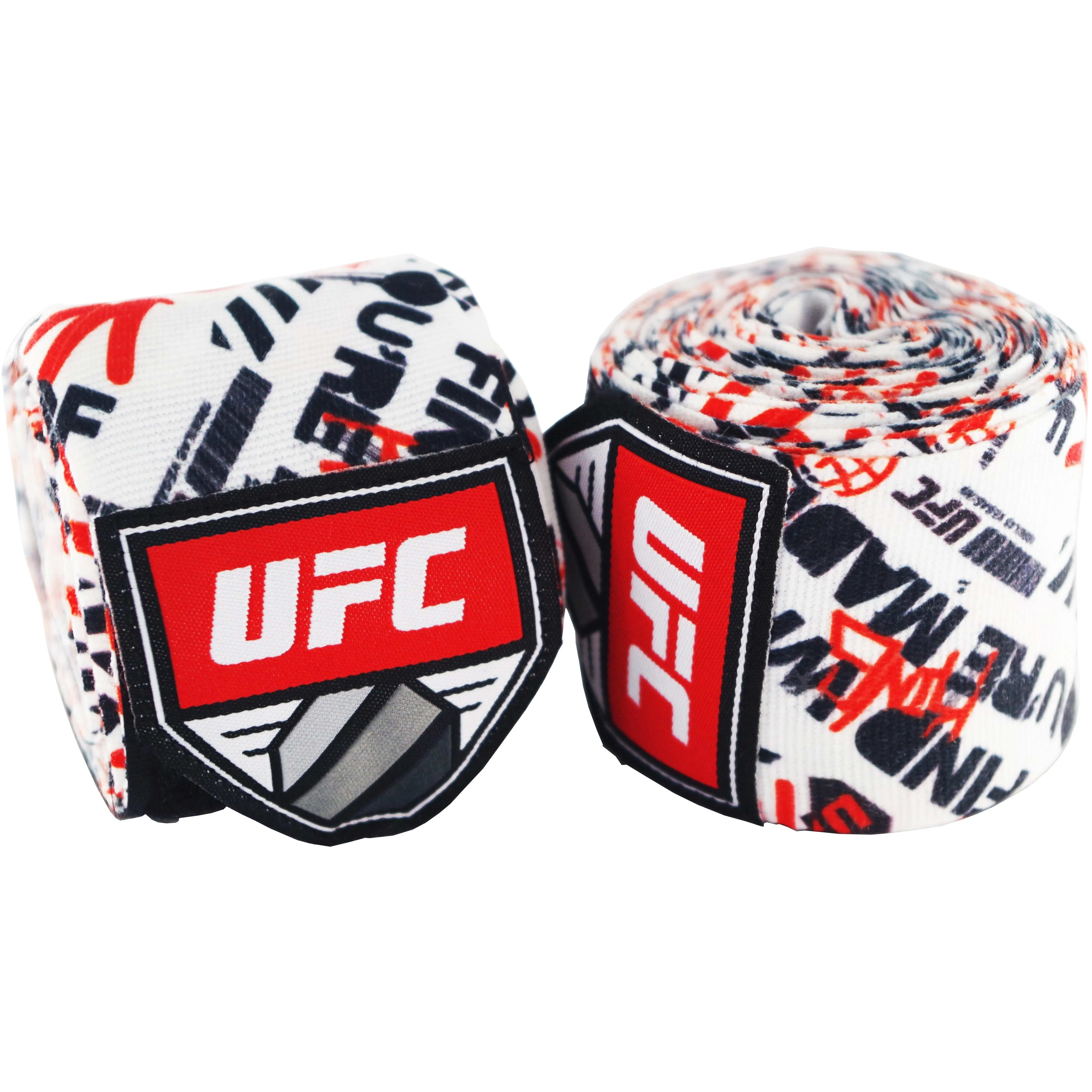 UFC Pattered Hand Wrap, 180" Red/White 