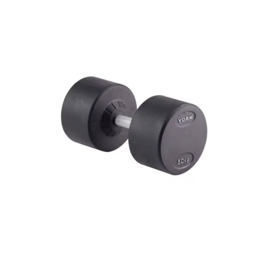 York Round Rubber Dumbbell 50 Kg DZLG11