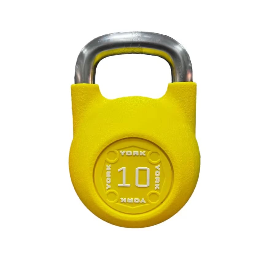 York Pu Competition Kettlebell 10 Kg Yellow DB2182