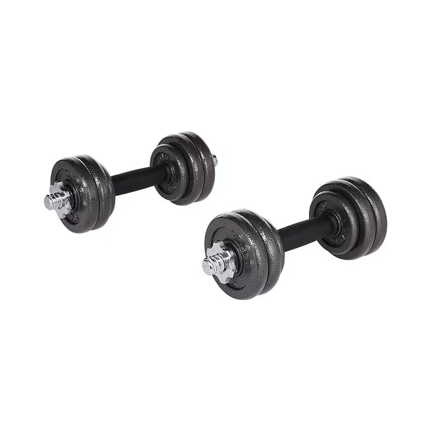 York Dark Grey Painted Dumbbell Set 15 Kg YKPD15