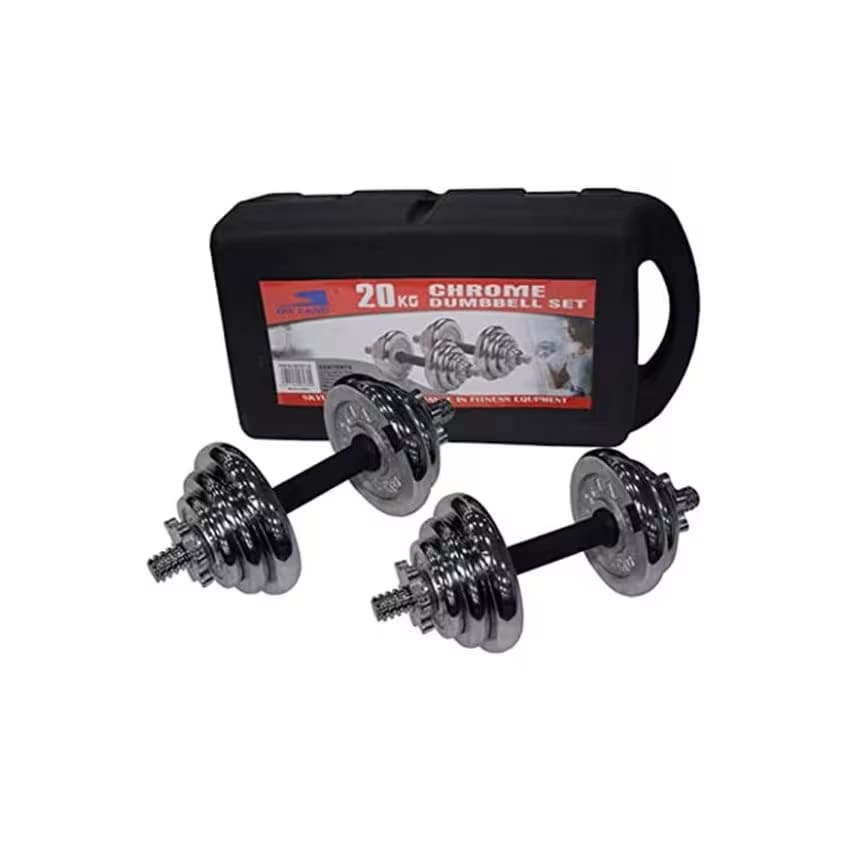 York Dark Grey Painted Dumbbell Set 20 Kg YKPD20
