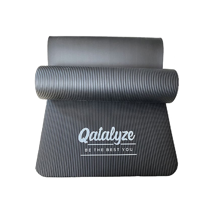 York NBR Yoga Mat YMNBR1901 Dark Grey 190 x 100 x 1 cm