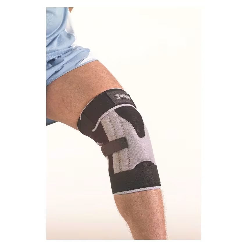 York Adjustable Stabilized Knee Support 85081 Black