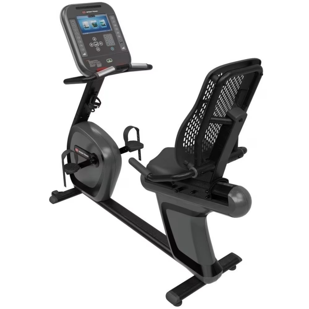 Star Trac 4 Series Upright Bike with 10-Inch LCD