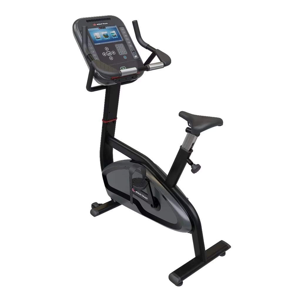 Star Trac 4 Series Upright Bike with 15-Inch LCD