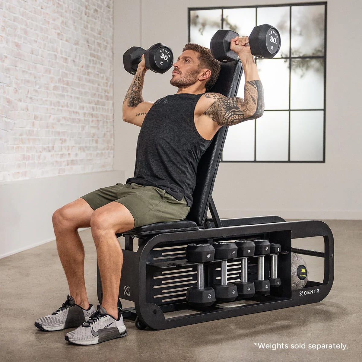 Inspire Fitness CENTR Fusion Bench With Weight Storage