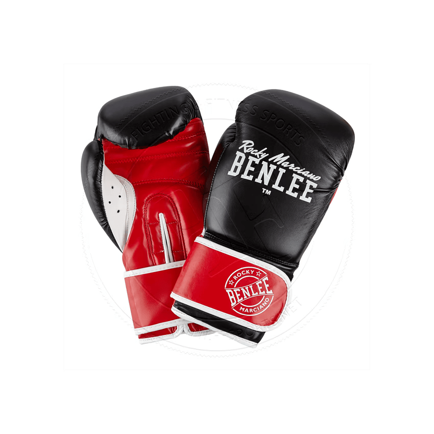 Benlee Leather Boxing Gloves Carlos 199155/1502 10 Oz Black