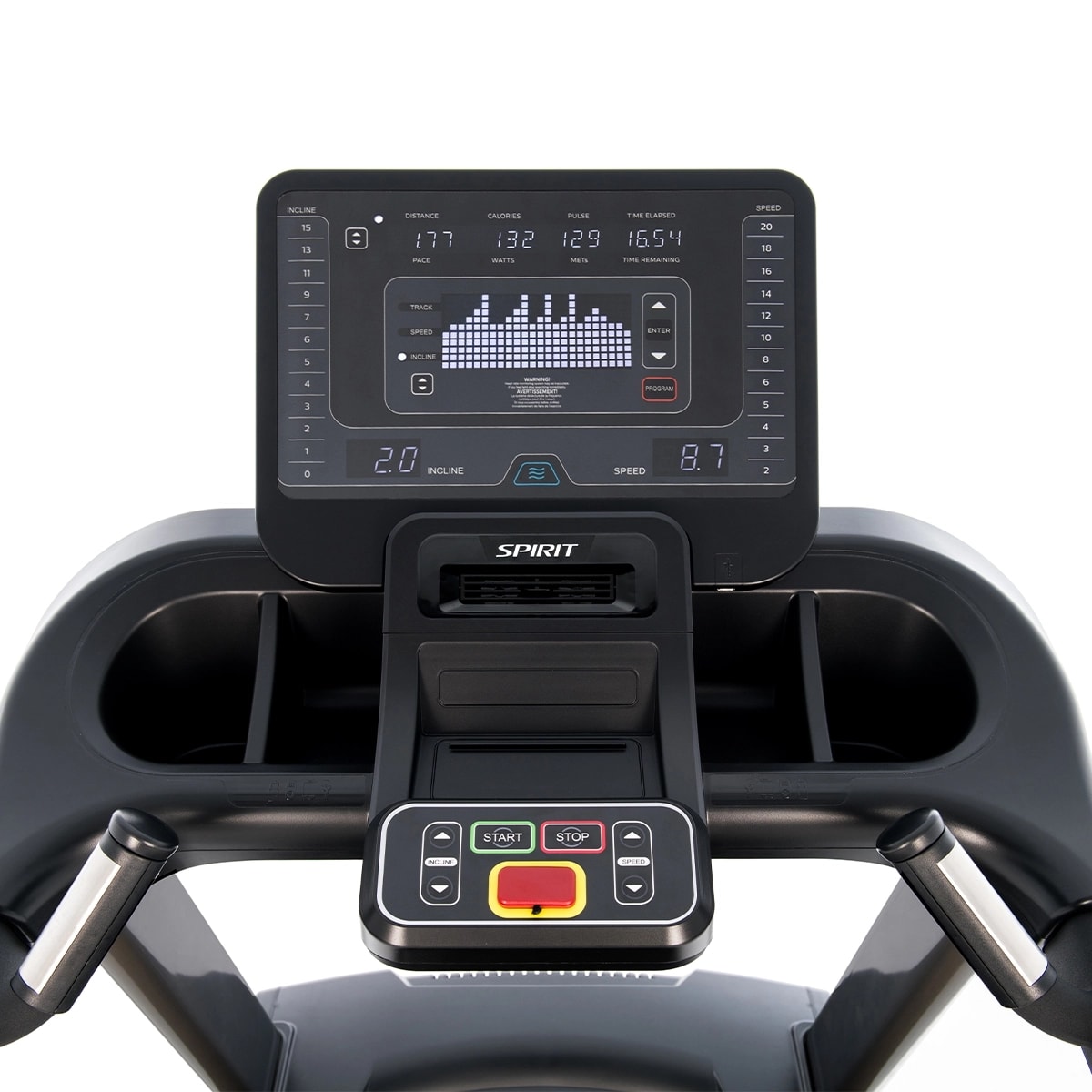 Spirit Fitness CT850+ Commercial 4 Hp Ac Motor Treadmill