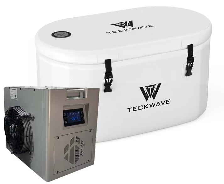 TECKWAVE Standard Ice Bath & Cold Plunge with Chiller & Filtration ICE15 (Enduro)