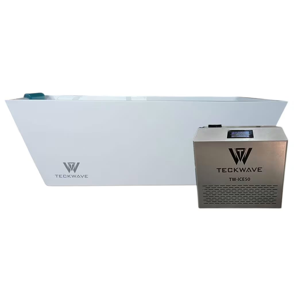 TECKWAVE The Elegance Ice Bath & Cold Plunge with Chiller (White) ICE15 (Enduro)