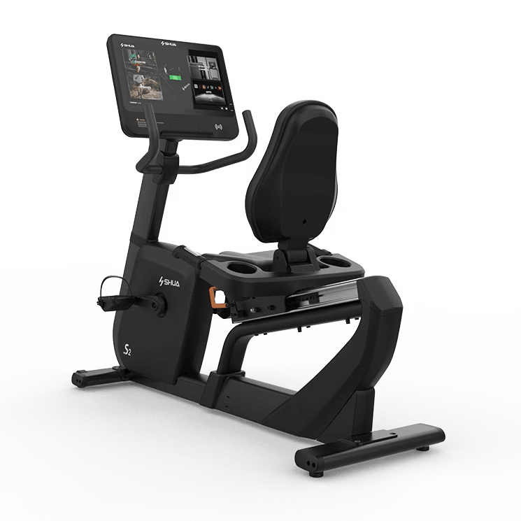 SHUA B9100RT Commercial Recumbent Bike with touch screen