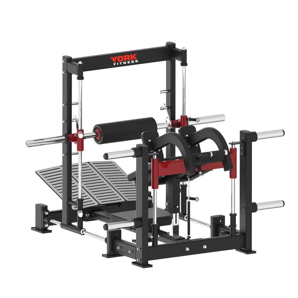 York 3D Hip Thrust Machine Mp-8148 Black/Red