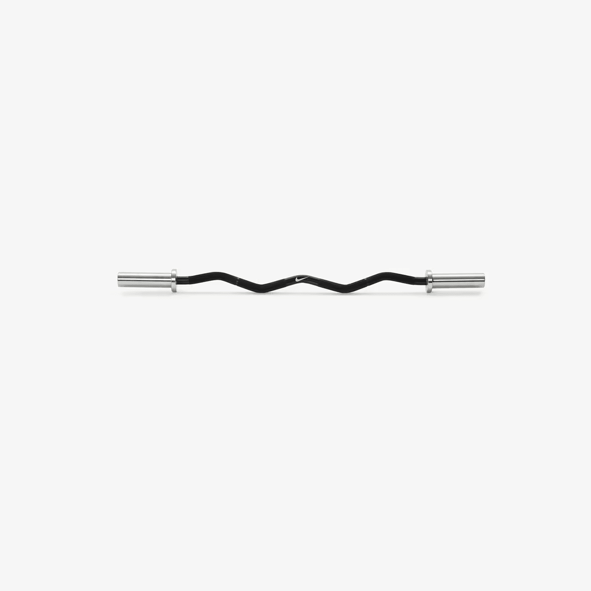 Nike Strength Curl Bar Black Swoosh, 22 LB/10KG