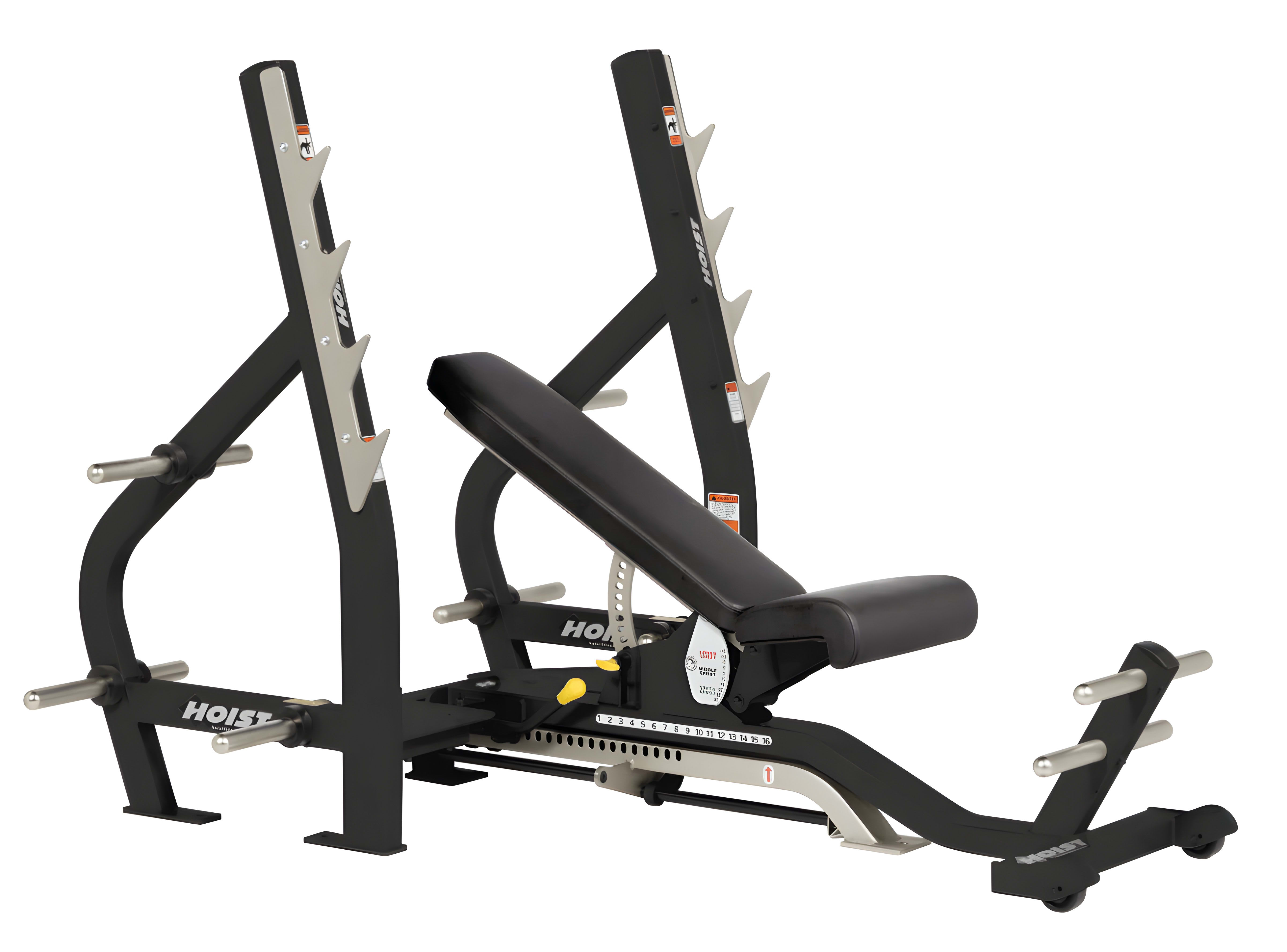 HOIST Fitness 3 Way Olympic Bench Flat/Incline/Decline
