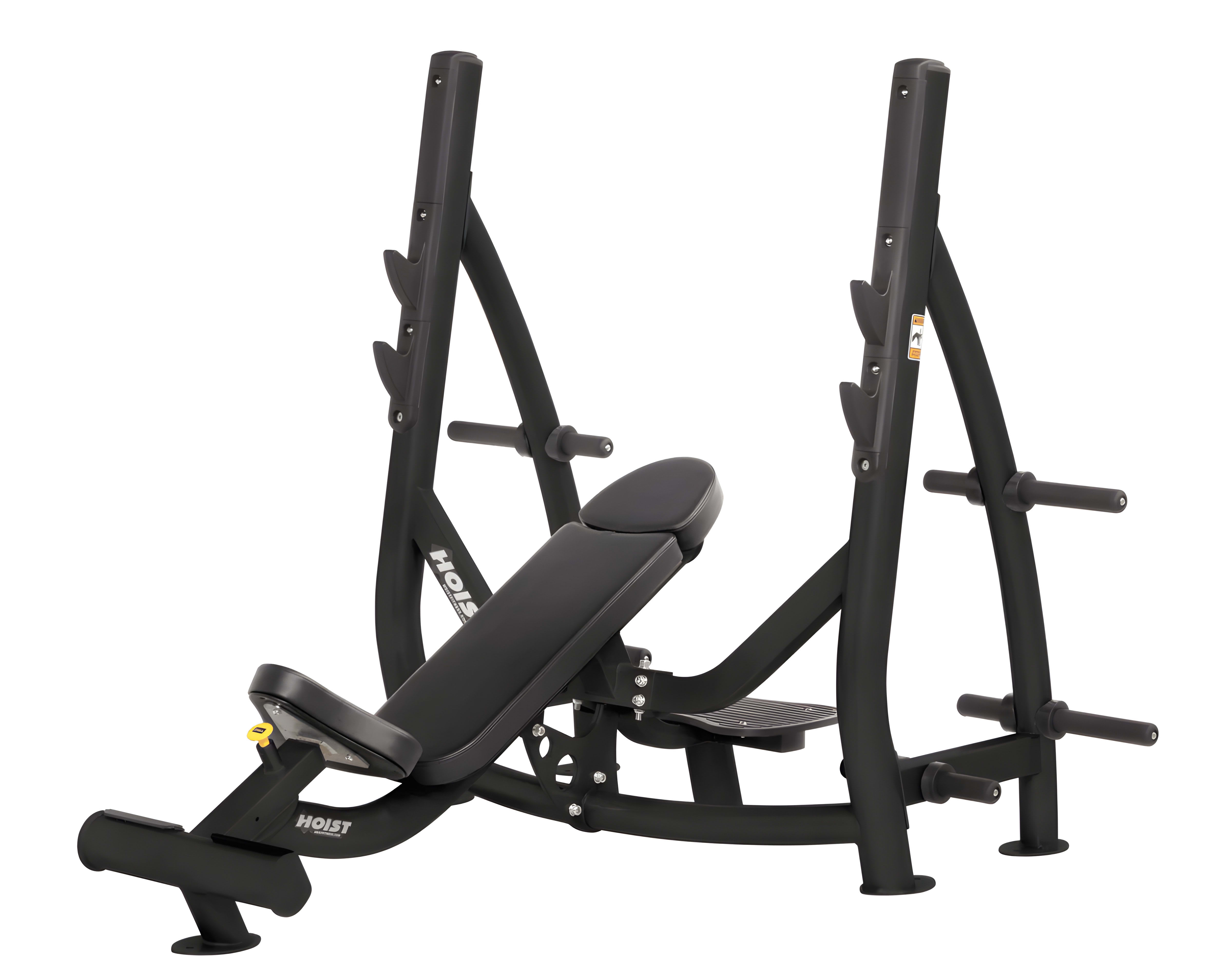 HOIST Fitness Incline Olympic Bench With Storage