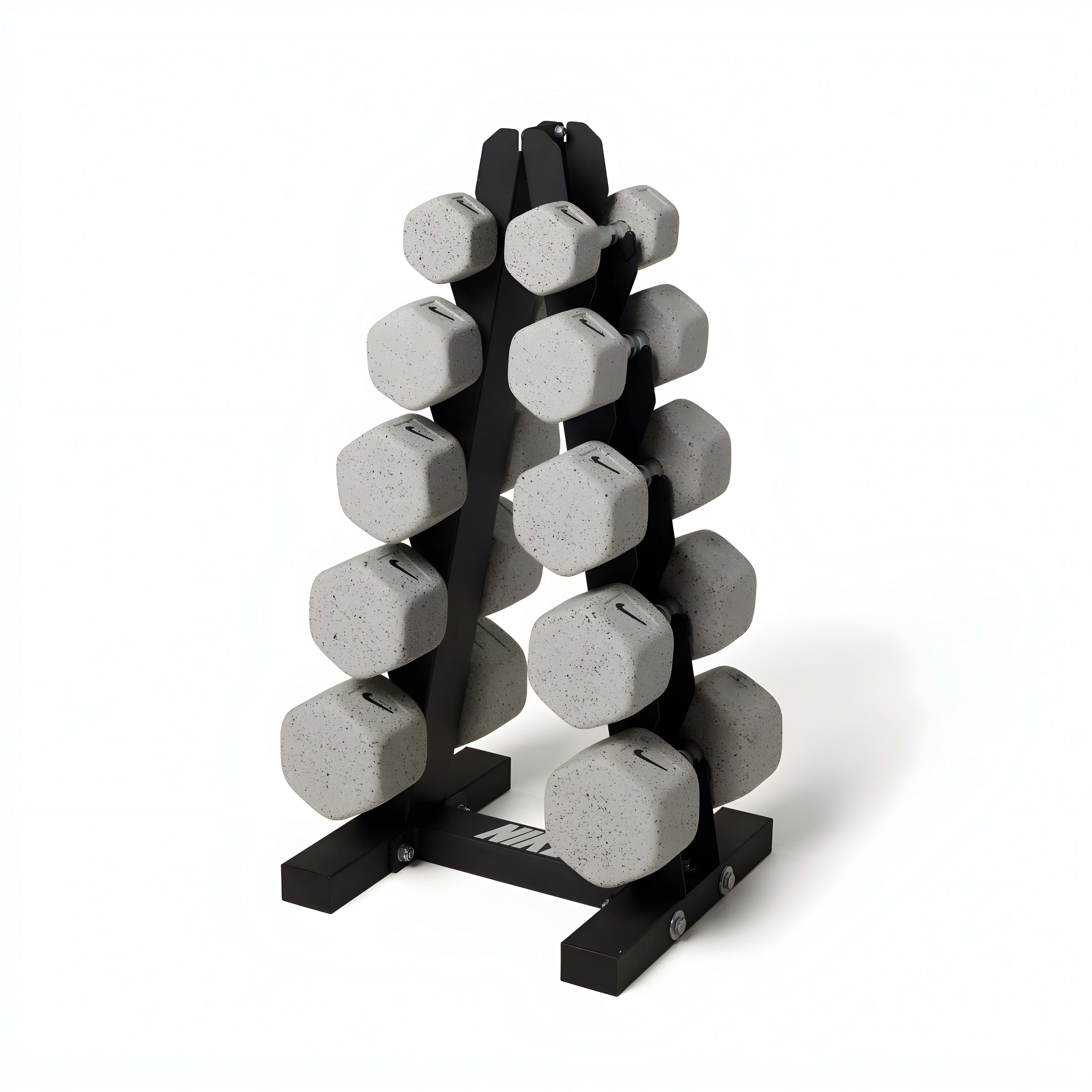 Nike Strength Vertical Dumbbell Storage with  1-9 Kg Pair Dumbbells