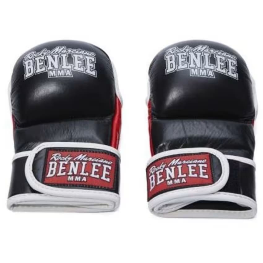 Benlee Leather MMA Sparring Gloves Striker Black S/M 190038/1000