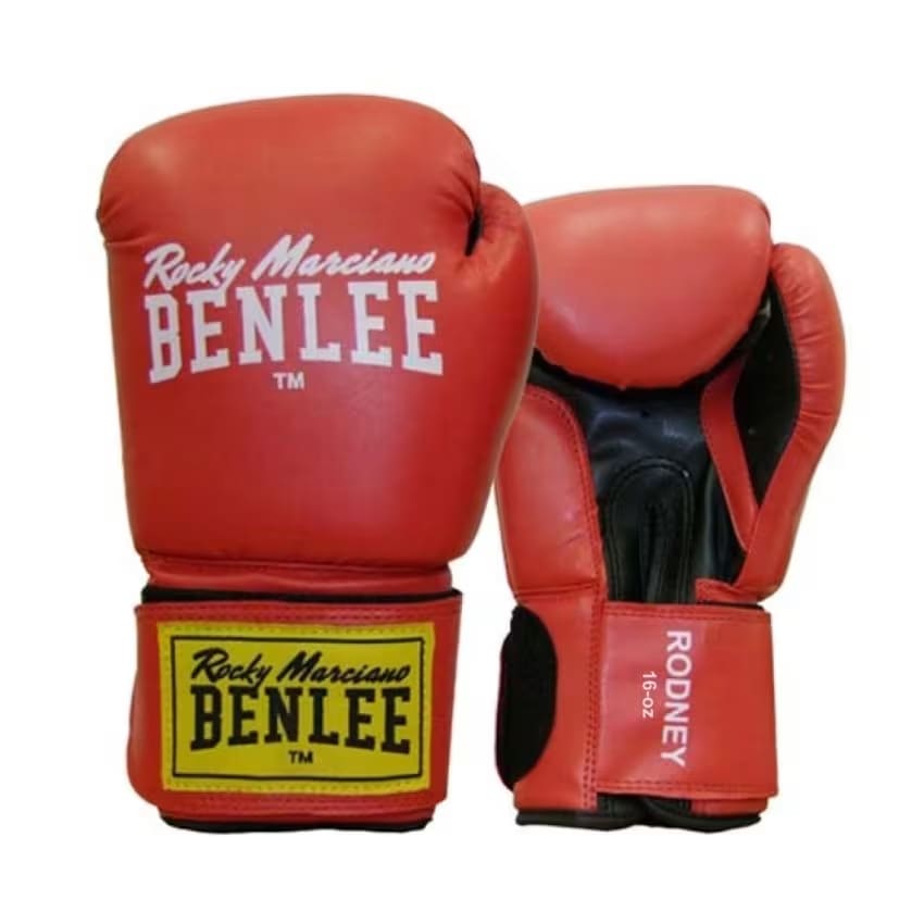 Benlee A. Leather Boxing Gloves 16 Oz Rodney 194007/2514 R/Black
