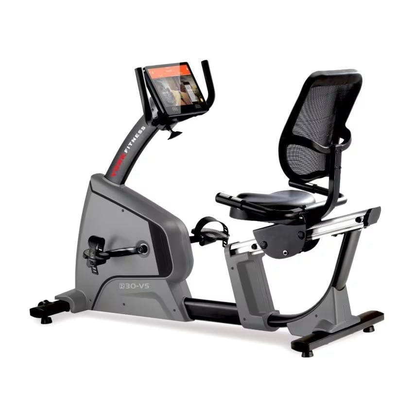 York Fitness York Recumbent Bike With Lcd Screen 10.1 Inch R30-V5