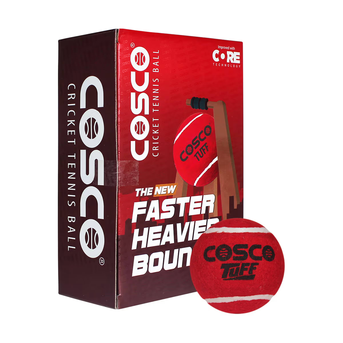 Cosco Tennis Cricket Ball Tuff - 12002