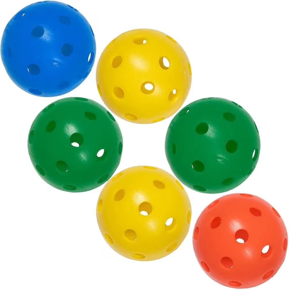 Dawson Sports Airflow Practice Ball Assorted - Set of 6 - 70mm