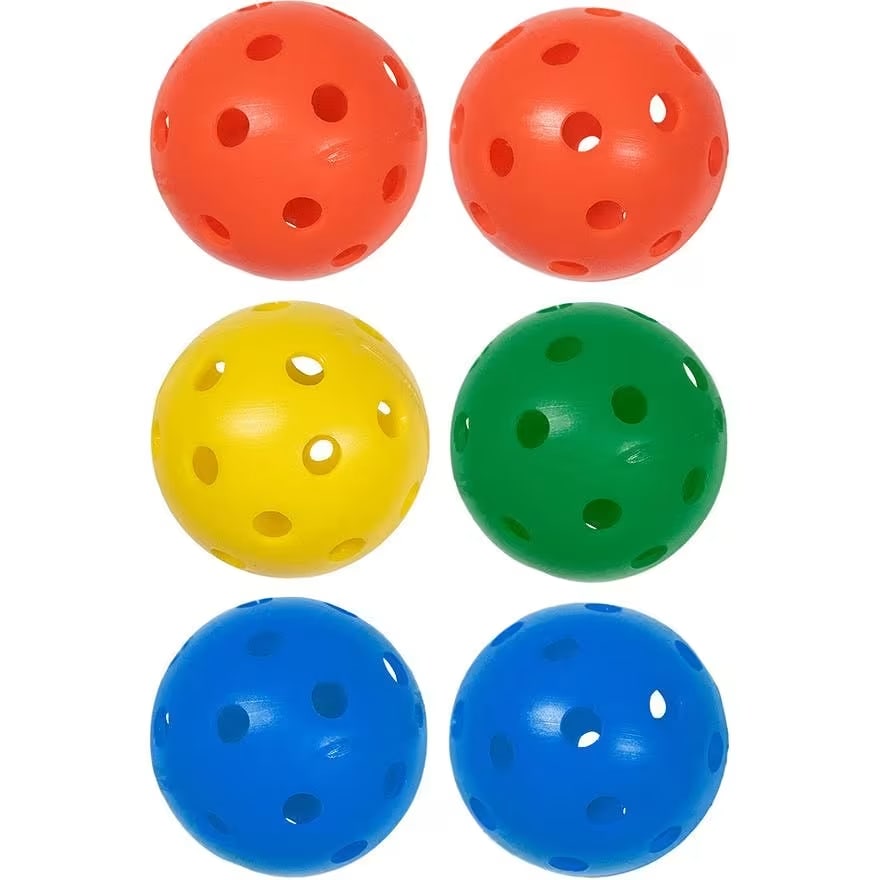 Dawson Sports Airflow Practice Ball Assorted - Set of 6 - 90mm