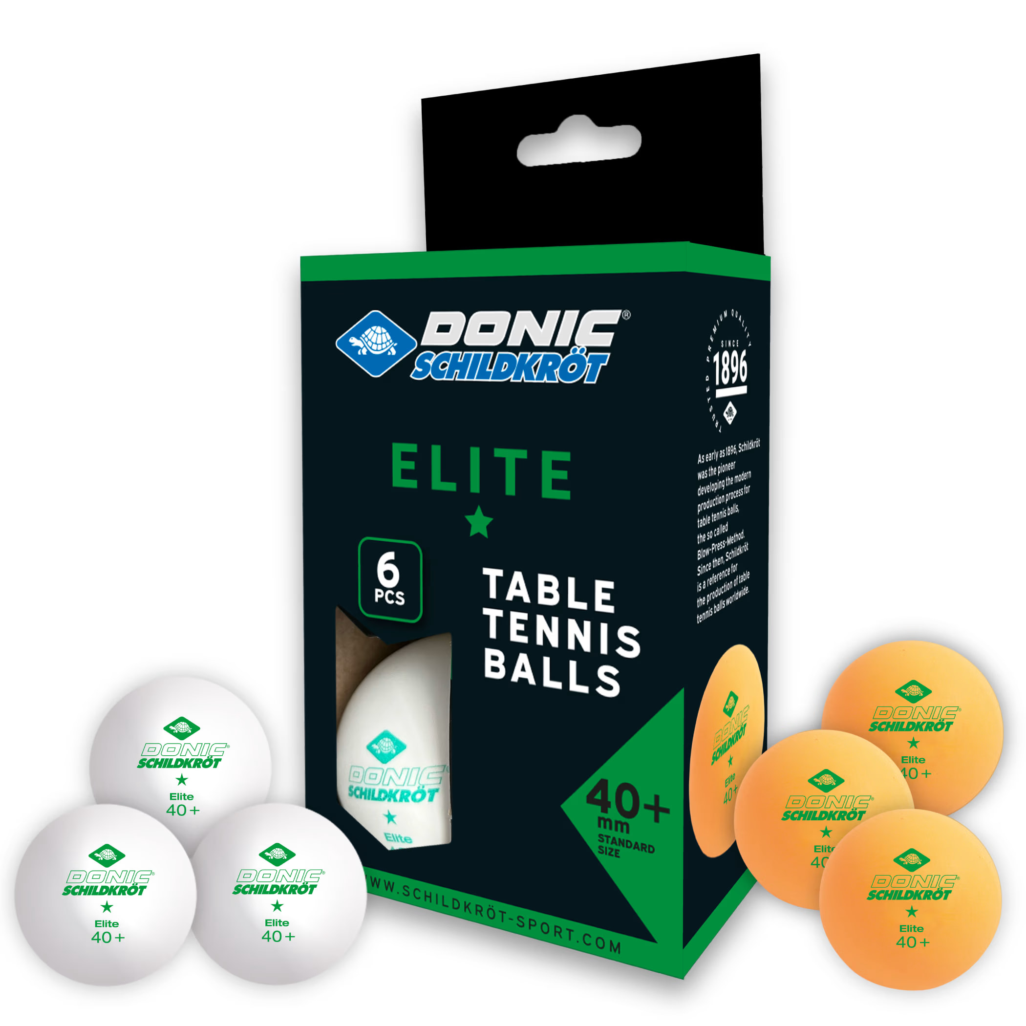 Donic Table Tennis Ball Elite 1*40+ White