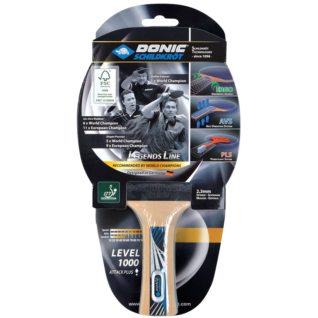 Donic Table Tennis Racket Legends 1000