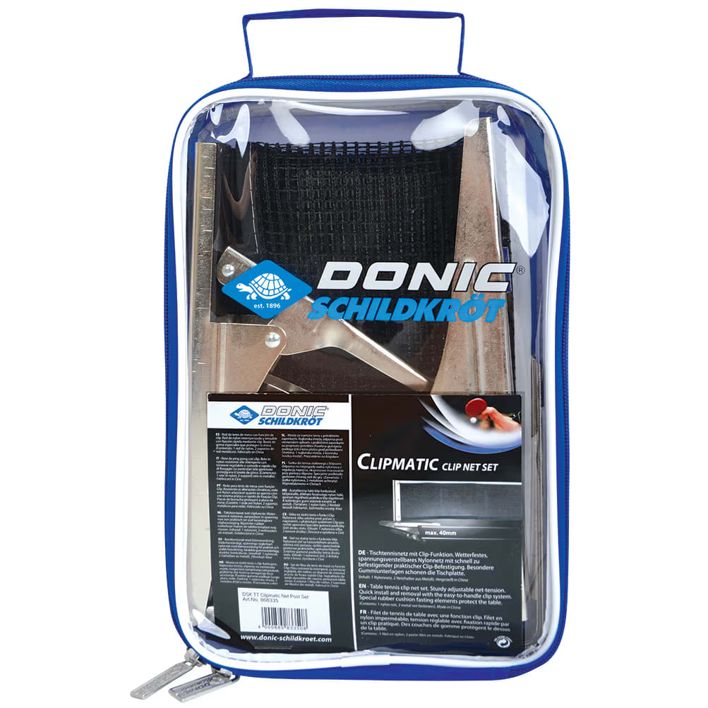 Donic Table Tennis Net & Post Set Clipmatic 