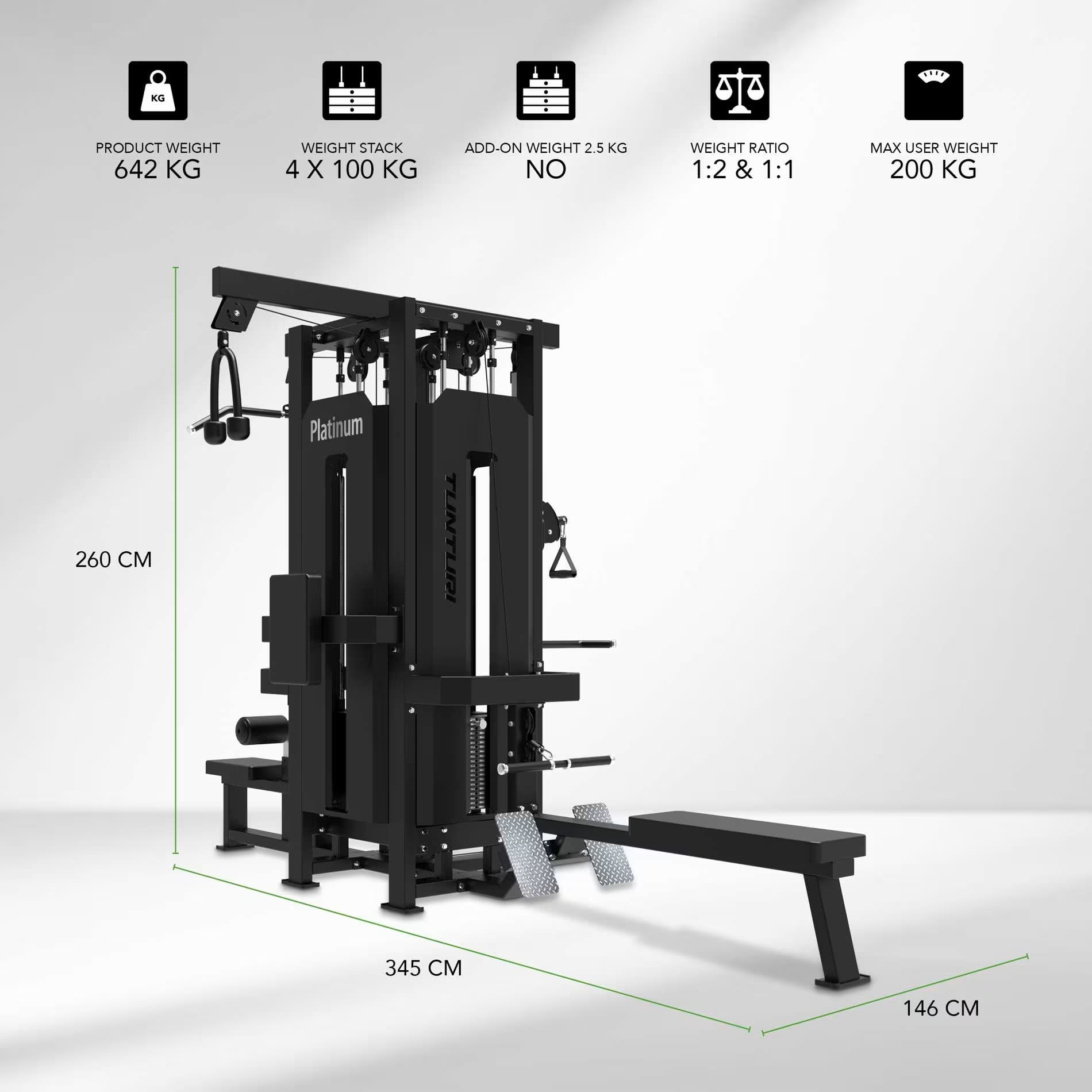 Tunturi Platinum Multi Station/4 Stations - V-series