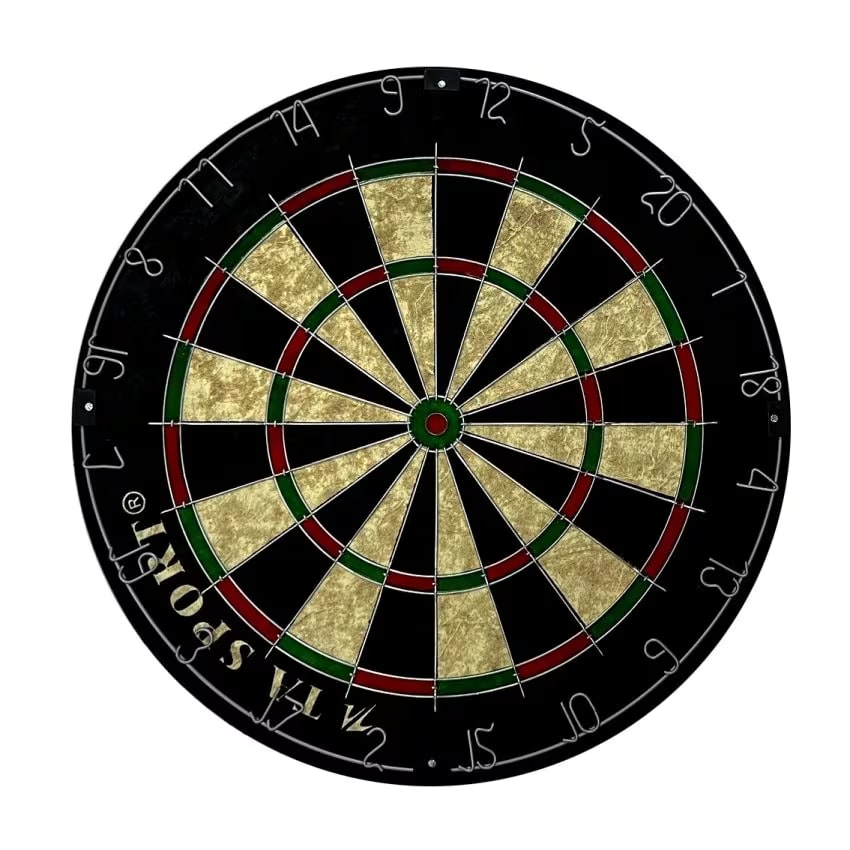 Generic Black MDF Cabinet Dartboard BL-1811B With 2 Sides Game / 6Darts