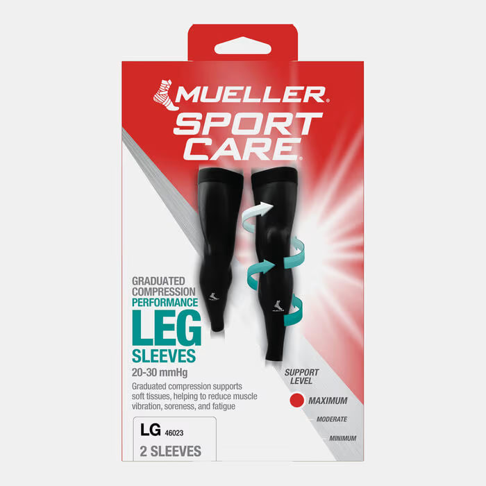 Mueller Graduated Compression Leg Sleeve Black XL