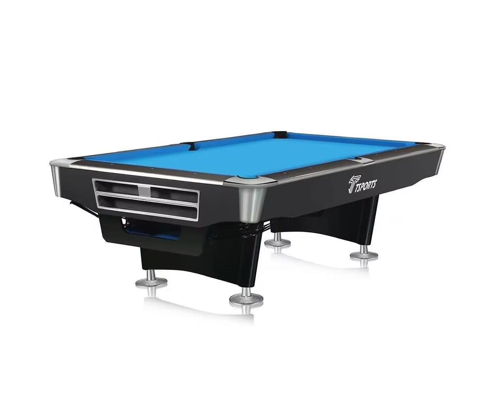 TSports 8-4 Feet Billiard Table, Black