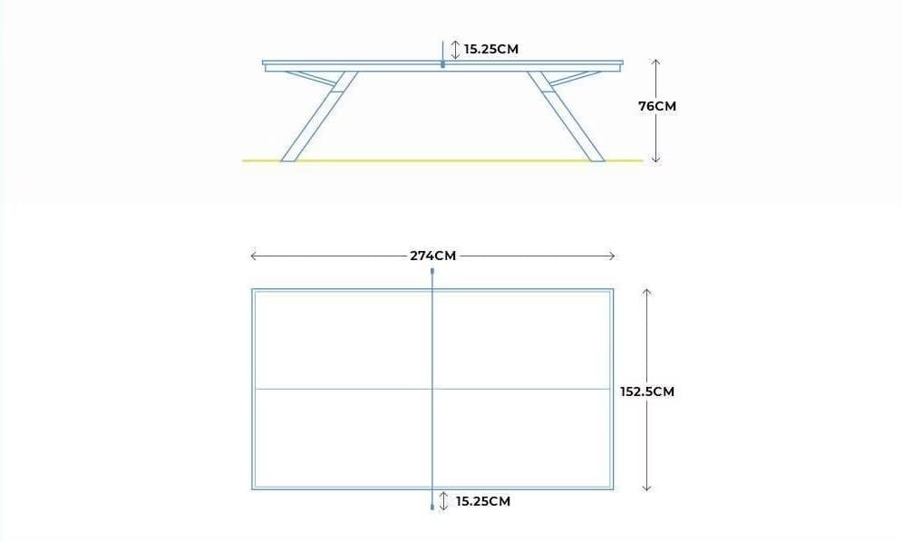 TSports Indoor Table Tennis Table, A-10