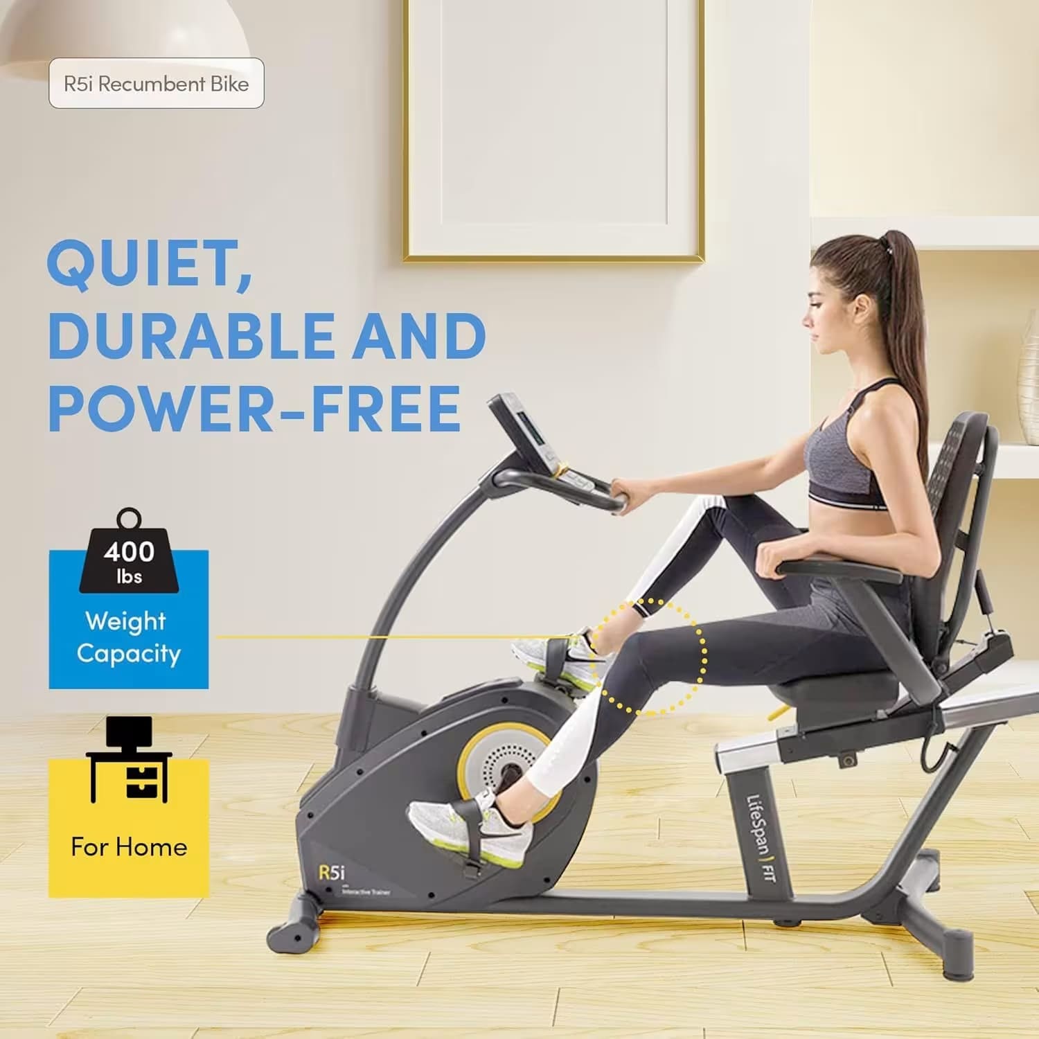 Strength Master Recumbent Bike R5I Semi Generator System Bt-Usb