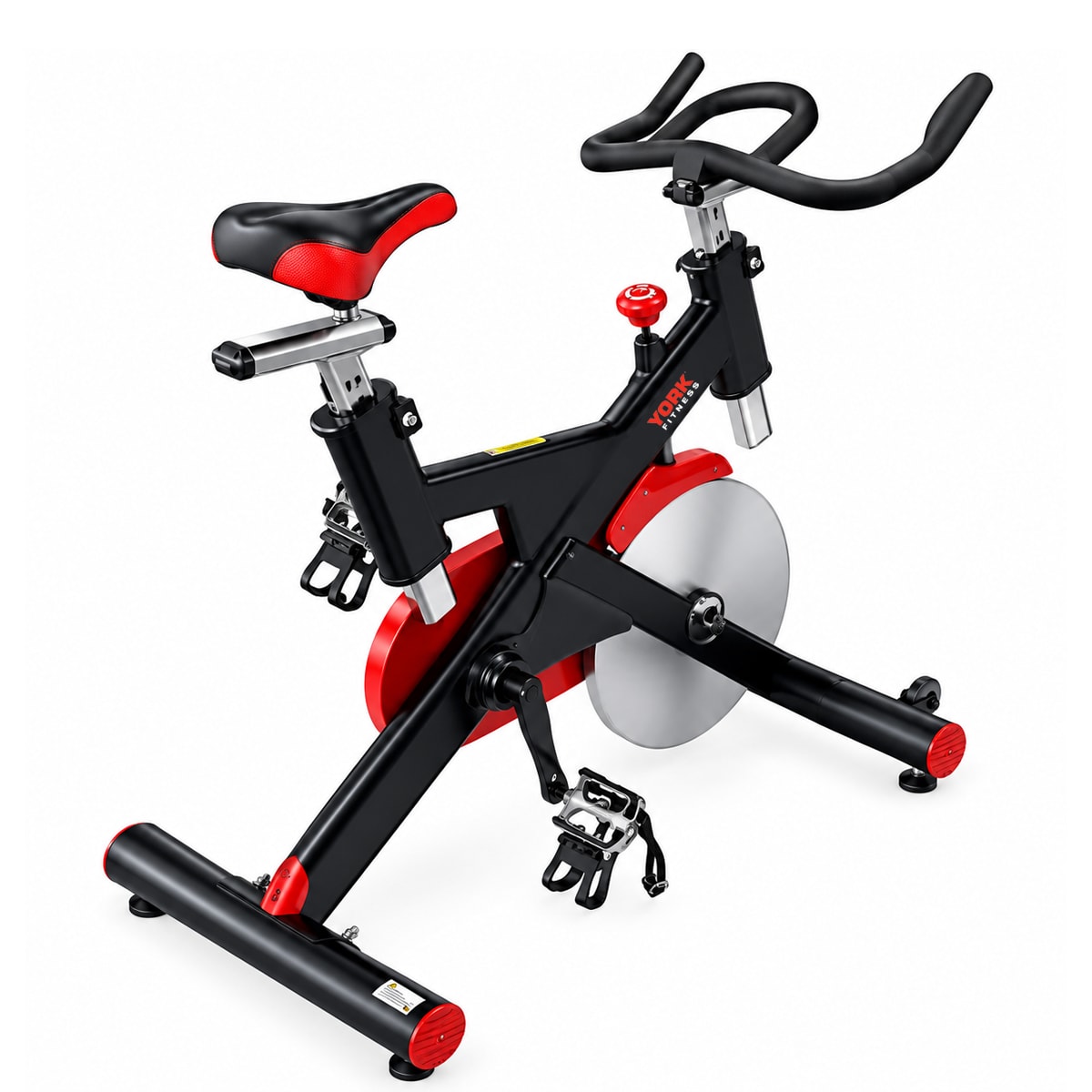 York Spin Bike Indoor Cycle K8923 Red