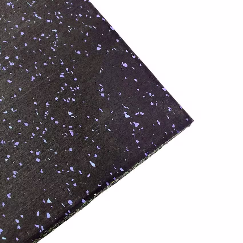Epdm Limination Rubber Tile 30Mm X 500Mm X 500Mm Blk/ Blu