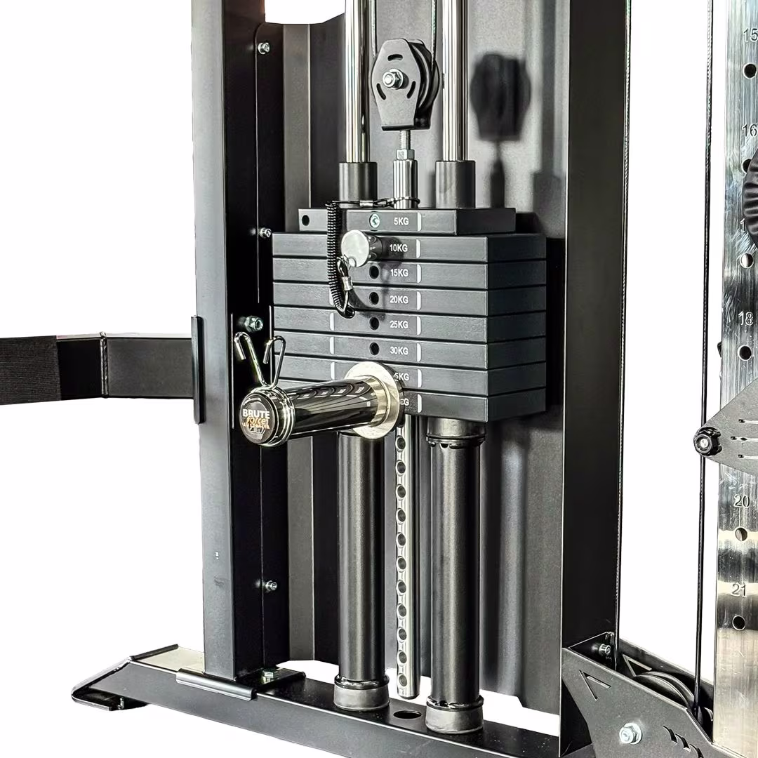 BRUTEforce EDGE Corner Functional Trainer - Dual Pulley/Stack Cable System for Home & Gym
