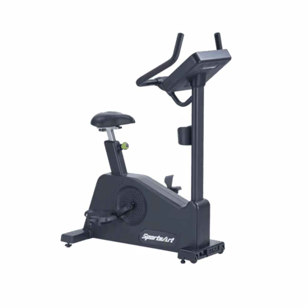 Sportsart  Upright Cycle - Self Powered With Led Console Matte Black