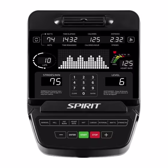 Spirit Fitness Commercial CE900 Elliptical
