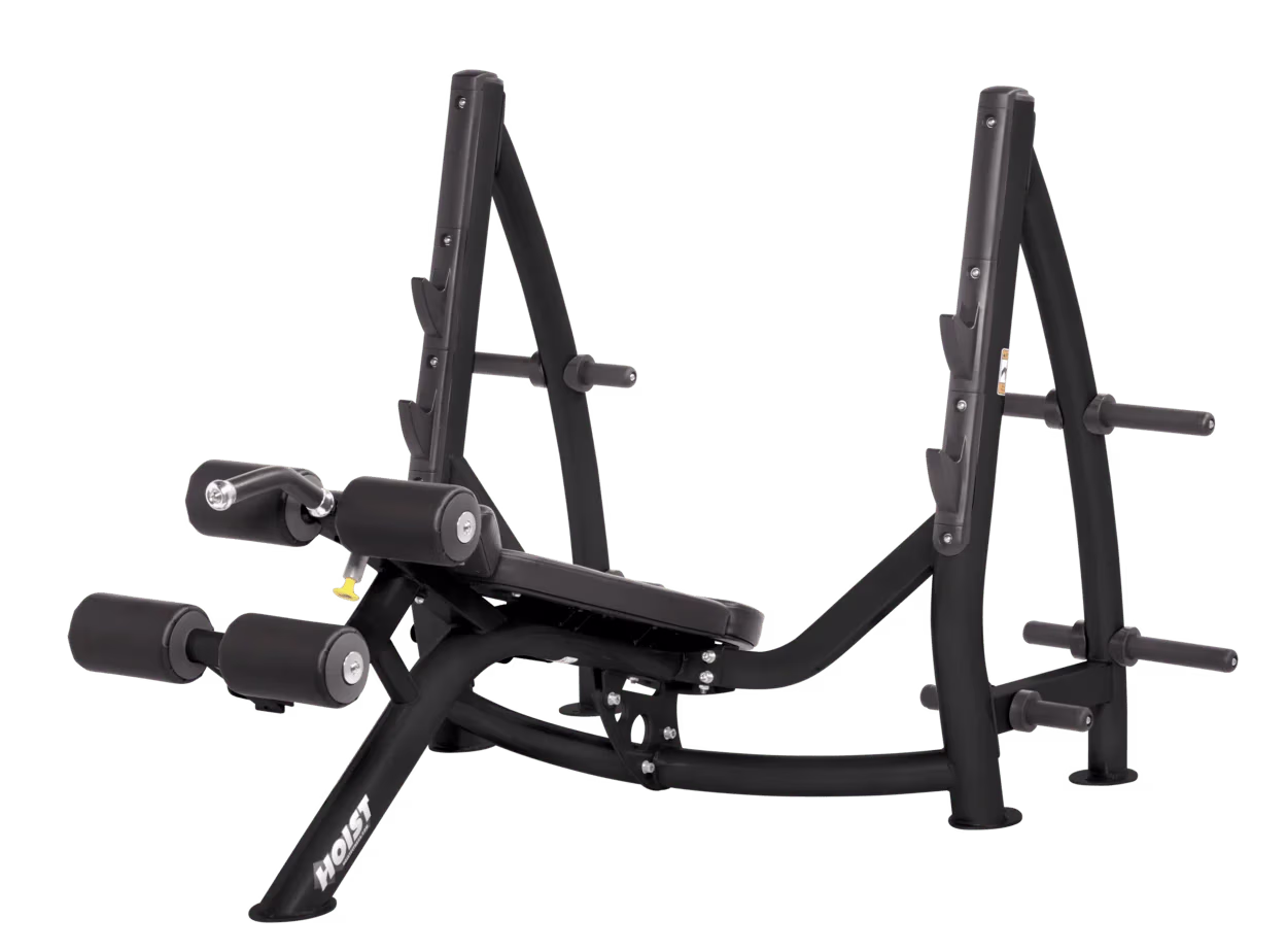 HOIST Fitness Decline Olympic Bench With Storage