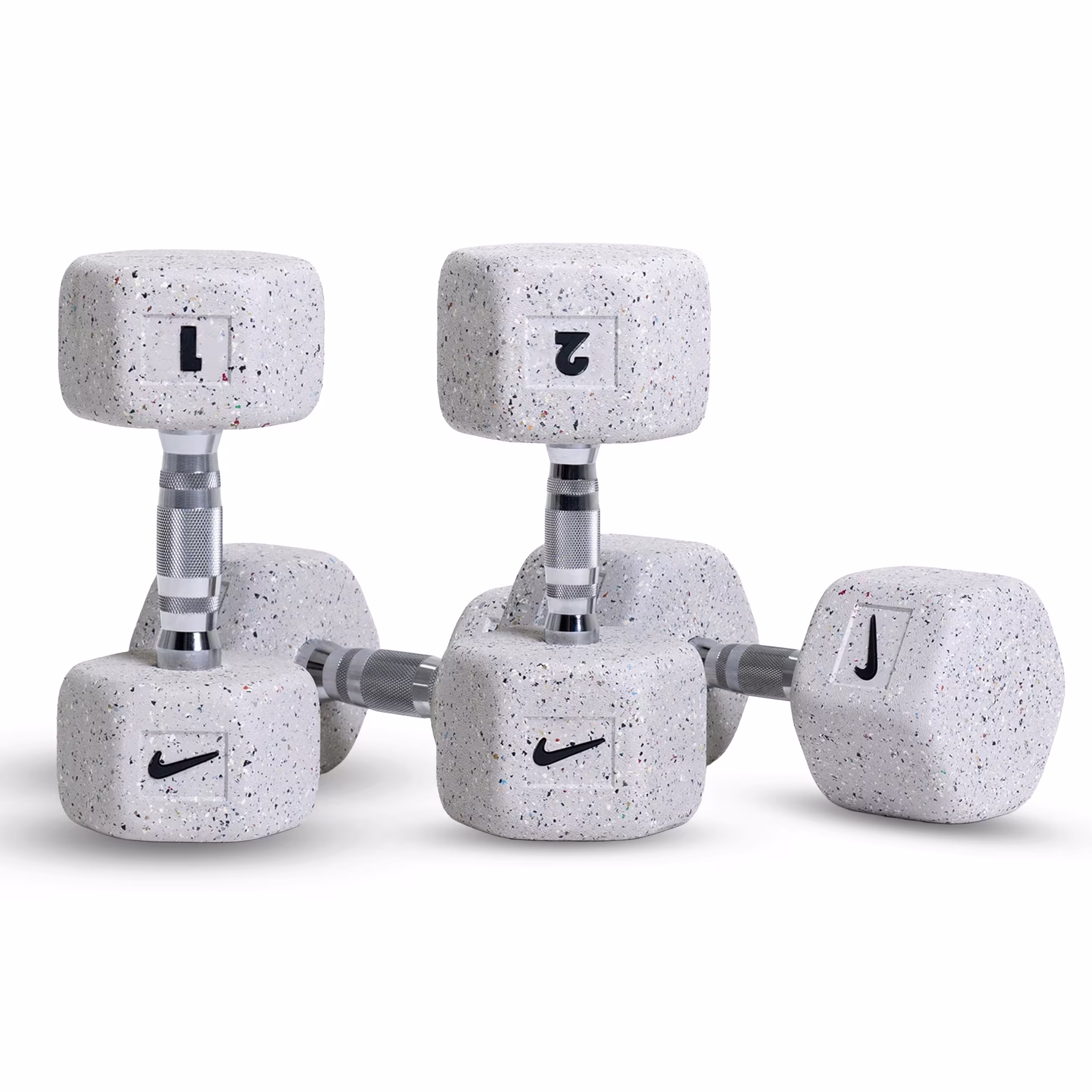 Nike Strength Vertical Dumbbell Storage with 1-5 Kg Pair Dumbbells