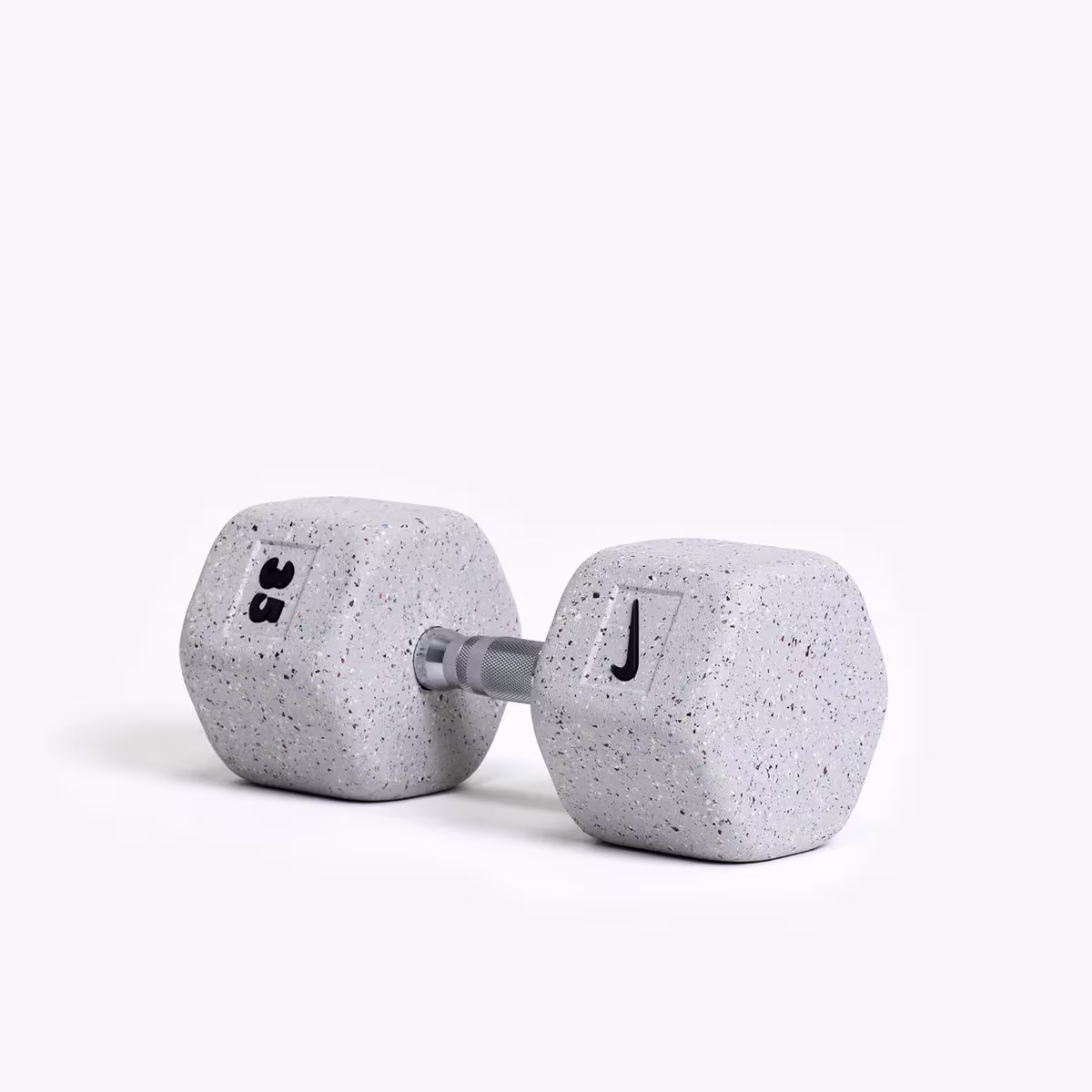 Nike Strength Grind Hex Dumbbell, Single | Wolf Grey 35 Kg