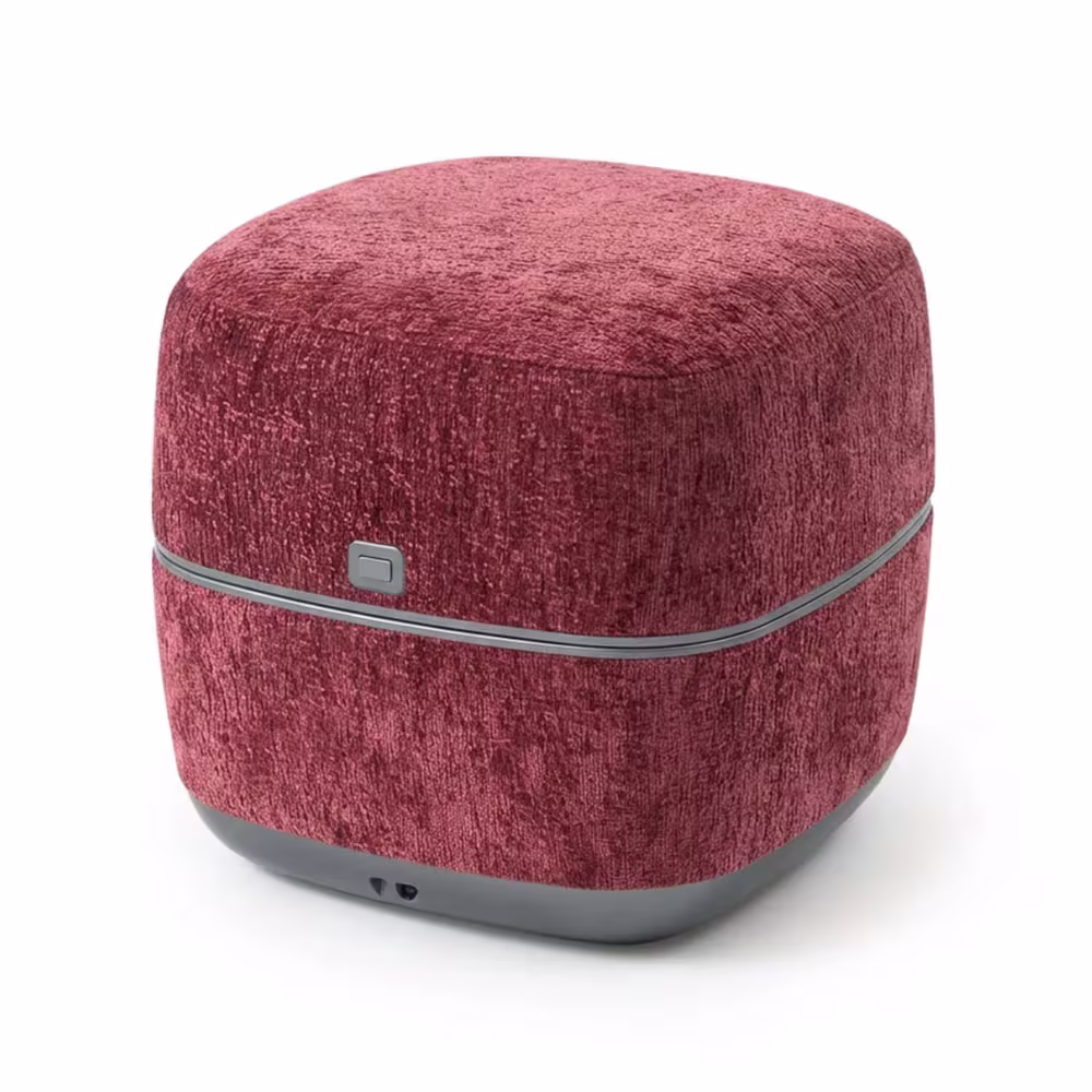 Nourest 3-in-1 Comfort F1 Foot Massager + Ottoman, Red