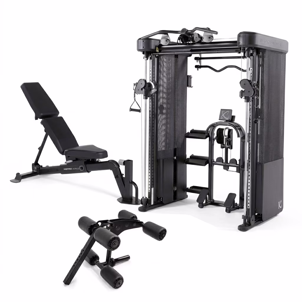 Inspire Fitness FT2 PRO Smith Functional Trainer Bundle