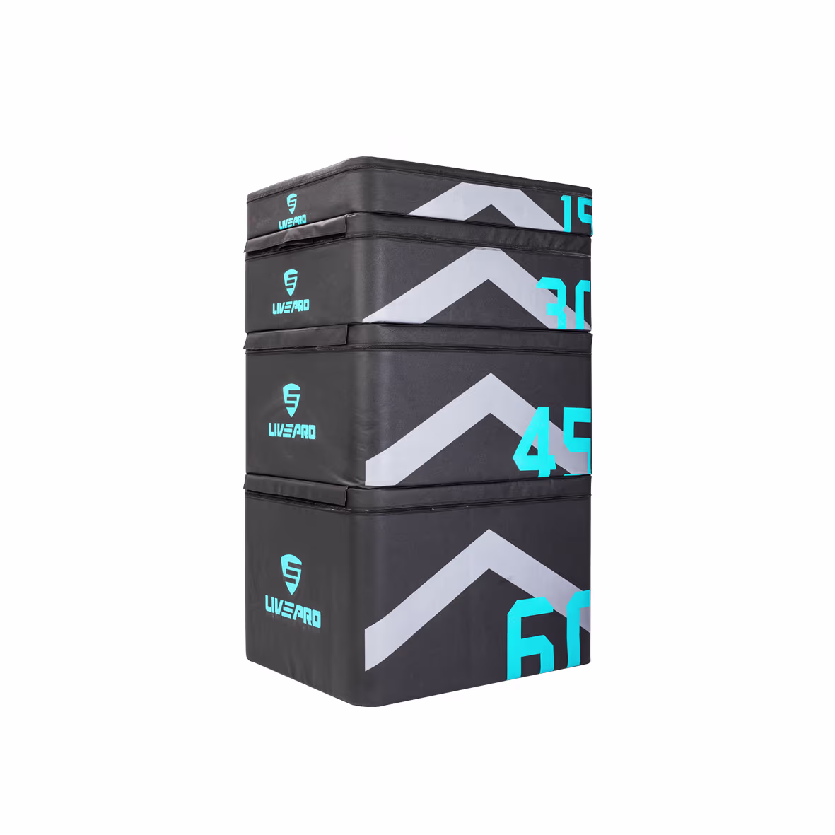 Livepro Heavy Duty Soft Plyo Box LP8158, Set of 4