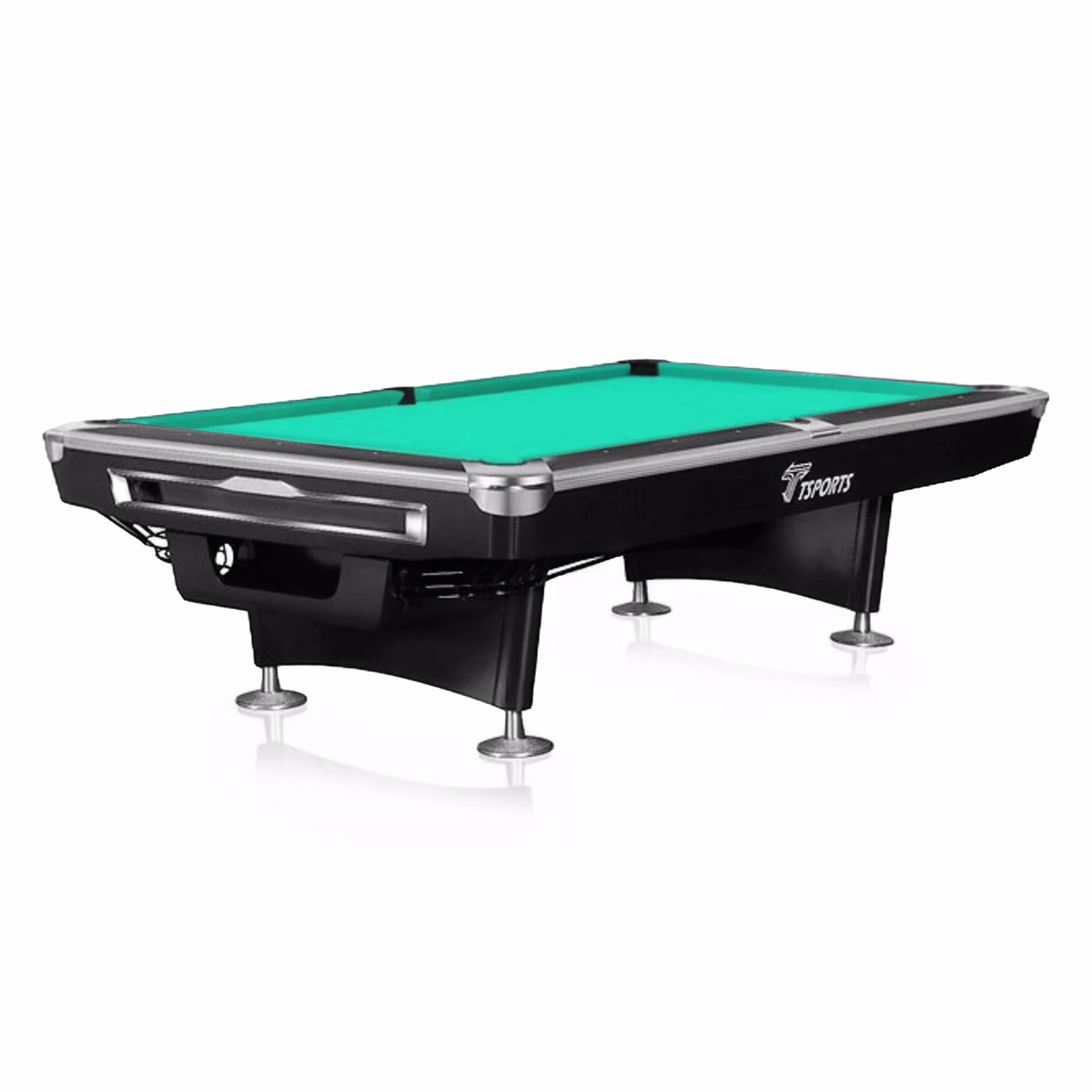 TSports 9-6-1 Feet Billiard Table, Mahogany