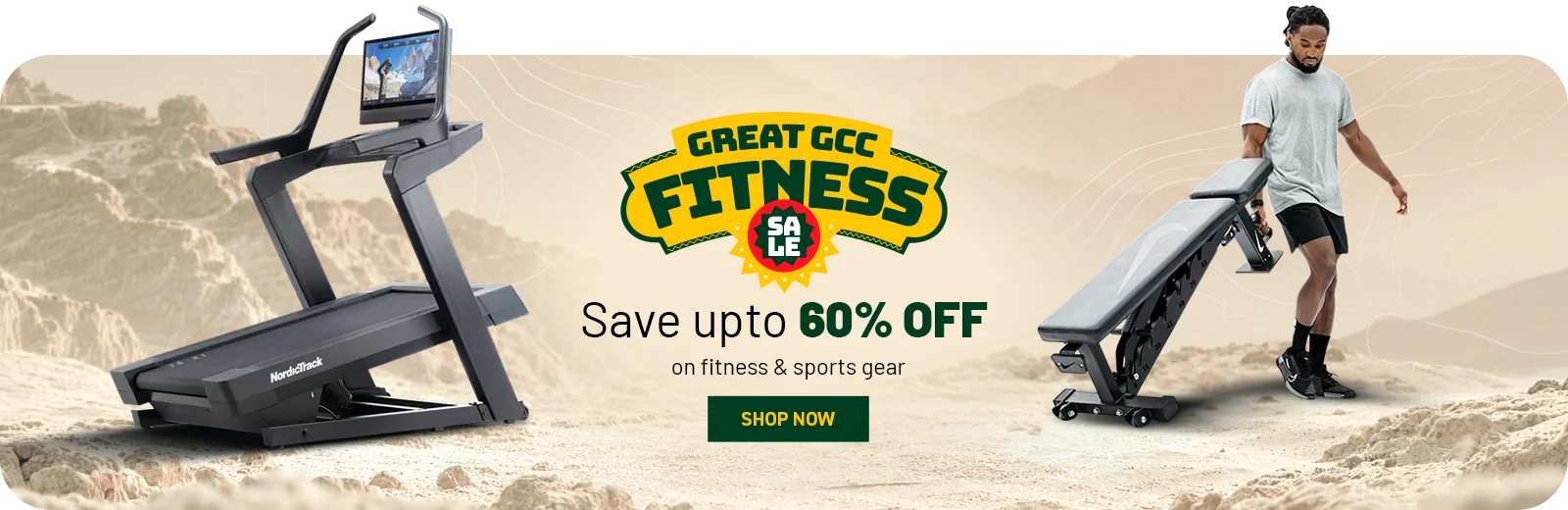Great GCC Fitness Sale - Save upto 60% off on fitness and sports gear