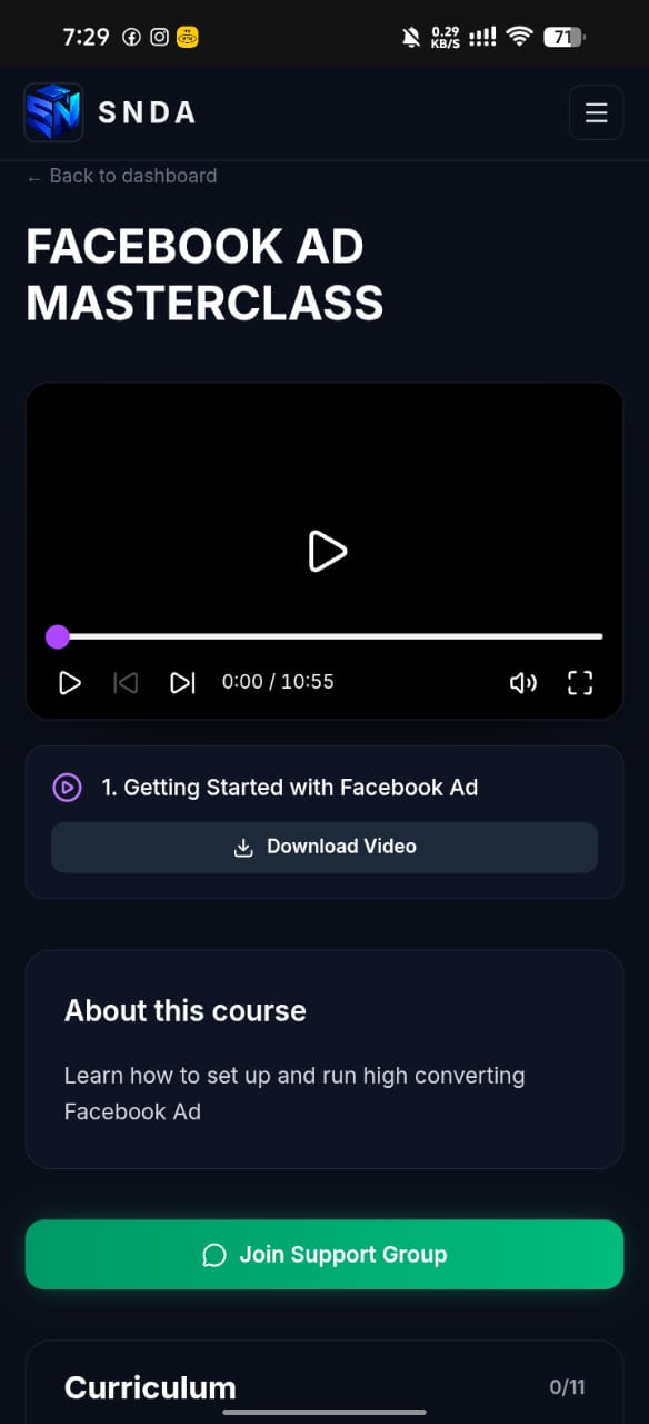 Website built during the AI Website Masterclass